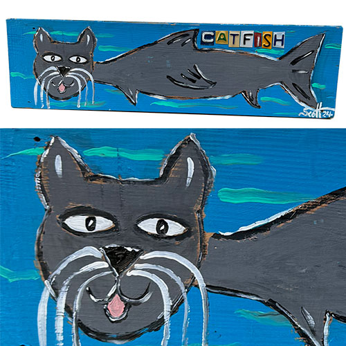 Scott McQueen 20x6 Cat Fish WP3892